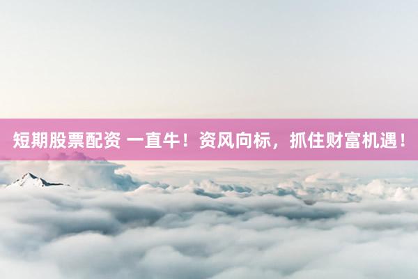 短期股票配资 一直牛！资风向标，抓住财富机遇！