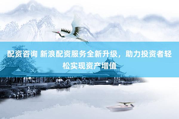 配资咨询 新浪配资服务全新升级，助力投资者轻松实现资产增值