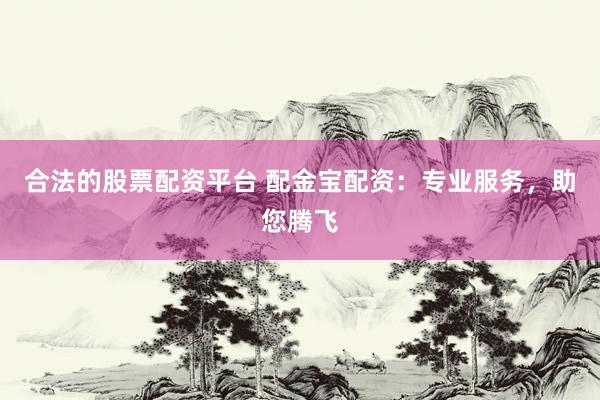 合法的股票配资平台 配金宝配资：专业服务，助您腾飞